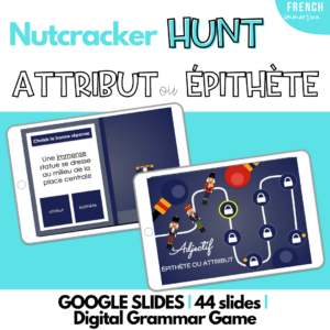 GOOGLE SLIDES Attribut et Épithète ADJECTIFS