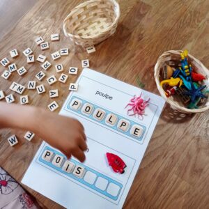 Lettres mobiles Figurines Récif Corralien