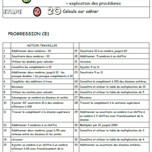 Calcul Challenge : une année pour progresser en calcul mental - ce1
