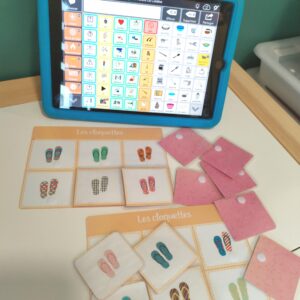 Loto des claquettes et des petits mots ET/AVEC