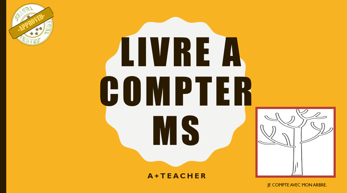 LIVRE A COMPTER MS - Mathématiques Grande Section, Moyenne Section - La