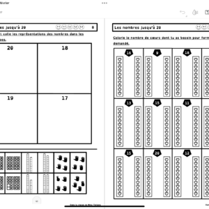Fichier exercices mathématiques jusqu’à 20